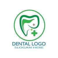 ilustração em vetor modelo logotipo dental