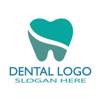 ilustração em vetor modelo logotipo dental