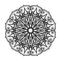 mandala desenhada à mão. decoração em ornamento de doodle oriental étnica. vetor