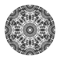 mandala desenhada à mão. decoração em ornamento de doodle oriental étnica. vetor