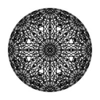 mandala desenhada à mão. decoração em ornamento de doodle oriental étnica. vetor