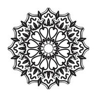 mandala desenhada à mão. decoração em ornamento de doodle oriental étnica. vetor