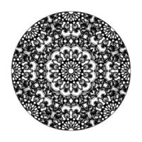 mandala desenhada à mão. decoração em ornamento de doodle oriental étnica. vetor