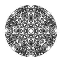 mandala desenhada à mão. decoração em ornamento de doodle oriental étnica. vetor