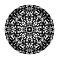 mandala desenhada à mão. decoração em ornamento de doodle oriental étnica. vetor