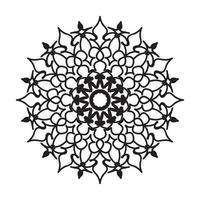 mandala desenhada à mão. decoração em ornamento de doodle oriental étnica. vetor