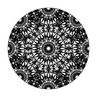 mandala desenhada à mão. decoração em ornamento de doodle oriental étnica. vetor