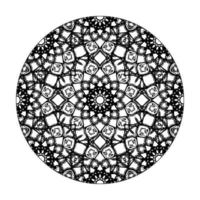 mandala desenhada à mão. decoração em ornamento de doodle oriental étnica. vetor