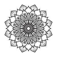 mandala desenhada à mão. decoração em ornamento de doodle oriental étnica. vetor