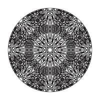 mandala desenhada à mão. decoração em ornamento de doodle oriental étnica. vetor