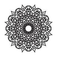 mandala desenhada à mão. decoração em ornamento de doodle oriental étnica. vetor