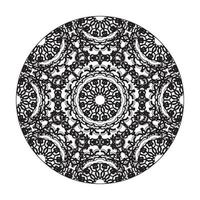 mandala desenhada à mão. decoração em ornamento de doodle oriental étnica. vetor