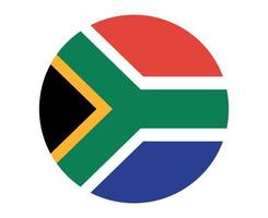 bandeira da áfrica do sul emblema da áfrica nacional ícone ilustração vetorial elemento de design abstrato vetor
