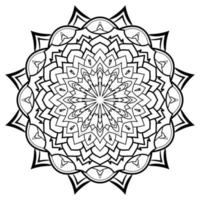 arte de design de fundo de mandala floral vetor