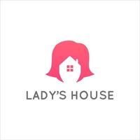vetor do logotipo da casa da senhora para sua empresa ou negócio
