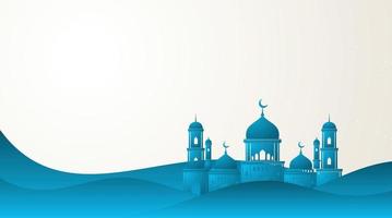 fundo islâmico. fundo de eid mubarak. fundo do Ramadã Kareem. vetor