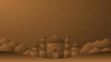 fundo islâmico. fundo de eid mubarak. fundo do Ramadã Kareem. vetor