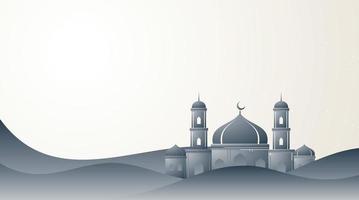 fundo islâmico. fundo de eid mubarak. fundo do Ramadã Kareem. vetor