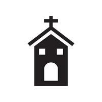 ícones do edifício da igreja simbolizam elementos vetoriais para infográfico web vetor