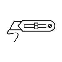 ícones de faca de corte símbolo elementos vetoriais para web infográfico vetor