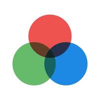 ícone multicolorido plano de parceria vetor