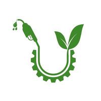 combustível ecológico, biodiesel para ecologia e meio ambiente ajudam o mundo com ideias ecológicas vetor