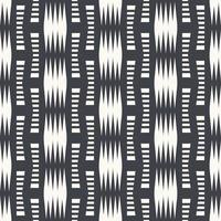 pano de lama tribal africano preto e branco cor forma geométrica sem costura de fundo. uso para tecido, têxtil, elementos de decoração de interiores, embrulho. vetor