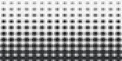 padrão de meio-tom de pequenos pontos de cor metálica preta sobre fundo branco. vetor