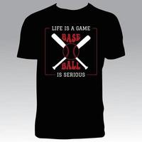 design de camiseta de beisebol