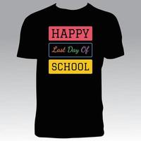 design de camiseta escolar vetor