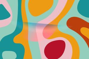 cor pastel gradiente de fundo abstrato com padrão de forma de ameba