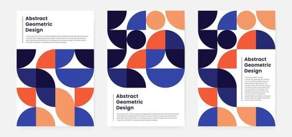 capa de arte minimalista geométrica com forma e figura. estilo de design de padrão abstrato para capa, banner web, página de destino, apresentação de negócios, branding, embalagem, papel de parede vetor