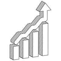 esboço de gráfico infográfico em quadrinhos vetor