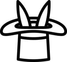 chapéu coelho ilustração vetorial em ícones de uma qualidade background.premium symbols.vector para conceito e design gráfico. vetor