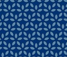 padrões de vetores decorativos sem costura em estilo japonês. ilustrações modernas de arte linear azul para papel de parede, folhetos, capas, banners, decorações minimalistas, planos de fundo.