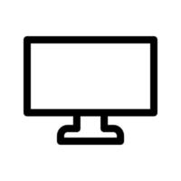 modelo de ícone de monitor vetor