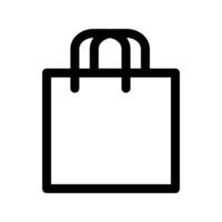 ícone da sacola de compras vetor