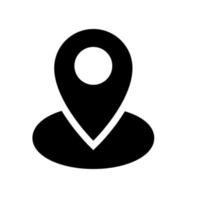 ícone de localização do pino vetor