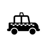 modelo de ícone de táxi vetor