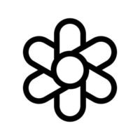 modelo de ícone de flor vetor
