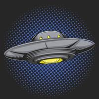 ilustração vetorial de ufo vetor