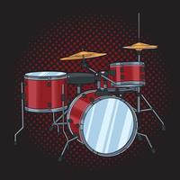 ilustração vetorial de tambor