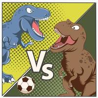 dinossauro versus vetor