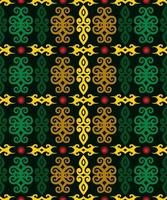 sem costura padrão de padrão de tecido indonésio pattern.traditional dayak.borneo padrão. inspiração de design vetorial. têxtil criativo para moda ou pano vetor