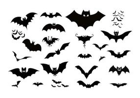 silhuetas de halloween ícones pretos e personagens trumpkin engraçado t-shirt halloween abóbora boo bruxa fantasma crânio morcego esqueleto ilustração vetorial. vetor