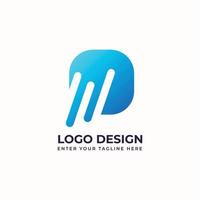 design de modelo de logotipo da empresa abstrata vetor