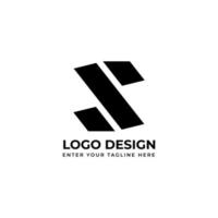 design de modelo de logotipo de letra s vetor