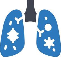 ilustração vetorial de câncer de pulmão em ícones de símbolos.vector de qualidade background.premium para conceito e design gráfico. vetor