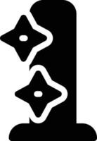 ilustração vetorial de lâmina ninja em ícones de símbolos.vector de qualidade background.premium para conceito e design gráfico. vetor