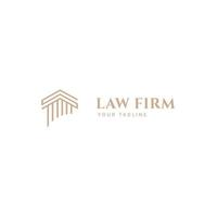 modelo de design de logotipo de advogado, escritório de advocacia, logotipo de justiça, logotipo de direito para advogados e tribunais vetor